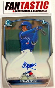 2023 Bowman Chrome ADRIAN PINTO 1st Auto #CPA-API Toronto Blue Jays - Picture 1 of 2