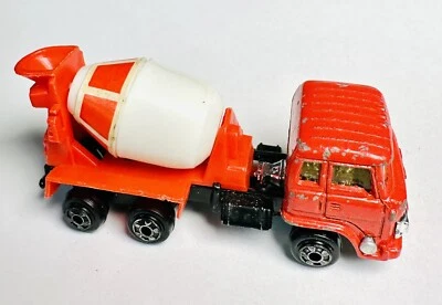 Mezclador de cemento Zylmex naranja vintage construcción diecast Zee Toys No. P309 HK Foto 1 de 4