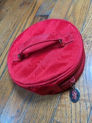 Bolsa de Cosméticos SAKS FIVE AVENUE Maquillaje Bolsa de Viaje Roja Multi Bolsillo Foto 1 de 4