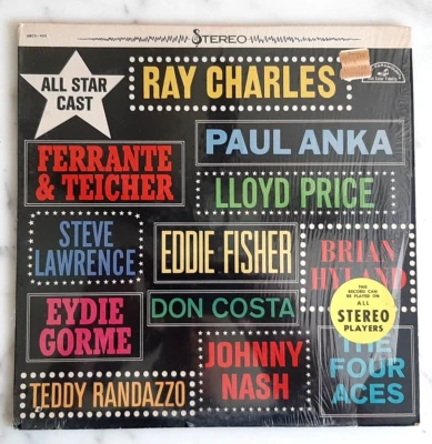 ALL STAR CAST LP (1962) ABC-PARAMOUNT RECORDS RAY CHARLES PAUL ANKA LLOYD PRICE - Image 1 of 4