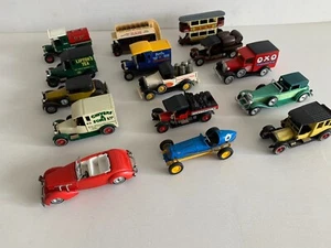 MATCHBOX MODELS OF YESTERYEAR COLLECTION JOB LOT OF 15 DIE CAST MODELS. - Picture 1 of 8