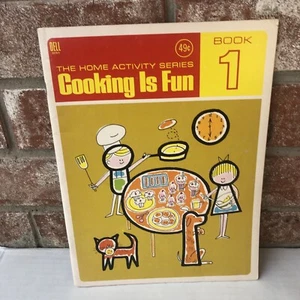 The Home Activity Series Book 1 Cooking Is Fun Vintage 1970 Activity Booklet - Picture 1 of 6