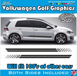 to fit Volkswagen VW GOLF 3 & 5 Door Stripes Decals Stickers Graphics 018 - Picture 1 of 4