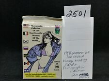  1994 Women of the World Trading Card Packs 