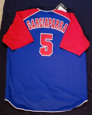NOMAR GARCIAPARRA SIGNED CHICAGO CUBS TRUE FAN JERSEY SIZE XL IN-PERSON/NO COA - Image 1 of 4