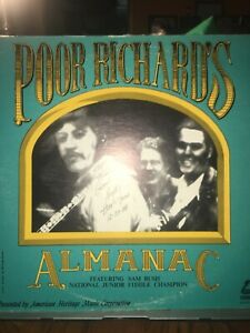 POOR RICHARDS ALMANAC LP - Sam Bush 1969  - Private Press - BLUEGRASS