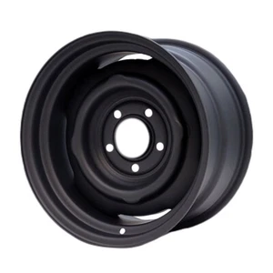 15X8 BLACK OEM GMH HQ STEEL WHEEL WITH 4.75" BACKSPACE. DEDICATED 5-120.65 PCD - Picture 1 of 2