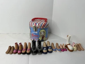 Bratz Doll Shoes Boots Flip Flops Feet Girls Lot 6 Sets 4 Singles - Picture 1 of 20