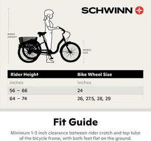 Schwinn Meridian Adult Tricycle - Red - Picture 1 of 4