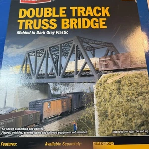 Kit de puente de armadura de doble vía Walthers Cornerstone calibre HO sin construir en caja abierta - Imagen 1 de 3