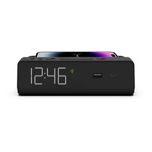 Nonstop Station W Hotel Alarm Clock with Qi Wireless Charging and USB-C/USB-A - Picture 1 of 1