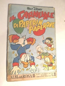 ALBI DELLA ROSA # 277- IL CARNEVALE DI PAPERIN PAPERONE -28 FEBBRAIO 1960 - Picture 1 of 1