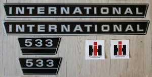 IHC / Mc Cormick Aufkleber international 533 Silber Logo Emblem Sticker Label - Bild 1 von 1