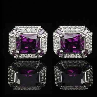 Moda Hombres Gemelos 1 Par de Camisa Traje Gemelos Joyería Estrás Clásico Foto 1 de 2