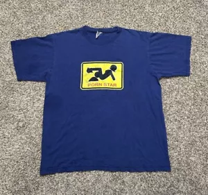Vintage 90s Porn Star Graphic Tshirt Size Large RARE Skateboard Skater - Bild 1 von 13