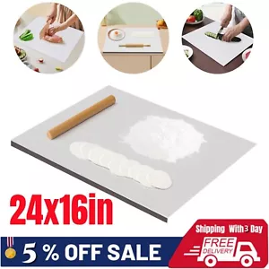 24x16in Large Kitchen Chopping Board Durable Stainless Steel Cutting Board - Picture 1 of 19