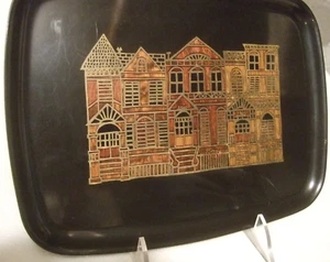 Mid Century Modern Couroc Serving Tray Great Vintage Style - Picture 1 of 12