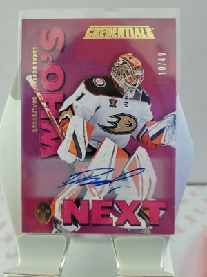 2023-24 Upper Deck Credentials Who's Next? Auto #WN-LD Lukas Dostal /49 RC - Image 1 of 2