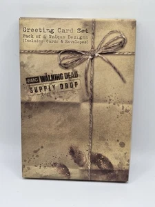 2019 AMC The Walking Dead Greeting Card Set Of 4 - Picture 1 of 8