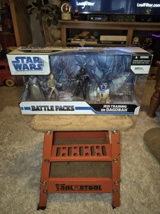 Star Wars Legacy Collection JEDI TRAINING ON DAGOBAH BATTLE PACK Hasbro 2008 NUEVO - Imagen 1 de 11