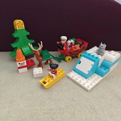 Lego Duplo 10837 - Les Vacances D'hiver Du Père Noël - cadeaux luge sapin - Photo 1/4