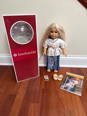 American Girl Doll Julie Albright 18" Doll, Box, Book, Mini Book and Accessories - Image 1 of 4