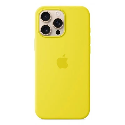 4920453 Apple Apple Custodia MagSafe in silicone per iPhone 16 Pro Max - Giallo  - Immagine 1 di 4