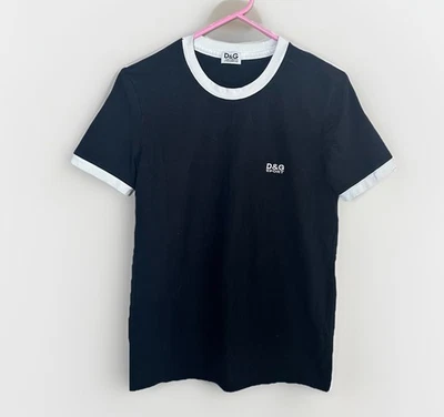 Dolce & Gabbana Sport Underwear Black Ringer T Shirt Unisex Size XS Loungewear - Image 1 of 4