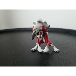 Lycanroc Midnight Pokemon Figure Tomy authentic  moncolle / US SELLER - Picture 1 of 3