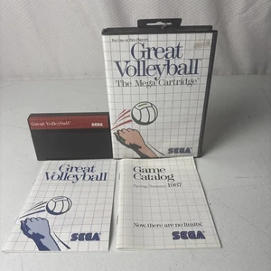 Sega Great Volleyball Mega Cartridge Game - Picture 1 of 4