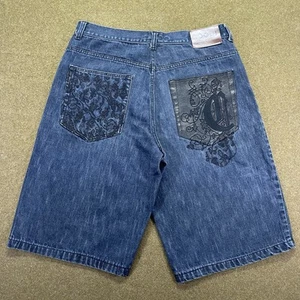 Pantalones Cortos de Denim Coogi Para Hombre 38 Bordados Y2K Hip Hop De Colección Ropa de Calle Grunge - Imagen 1 de 24
