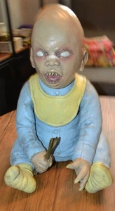 Spirit Halloween Hungry Harold 2010 Zombie Baby 17" utilería de látex - Imagen 1 de 22