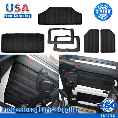 Hardtop Headliner Roof+Rear Window Insulation Kit for Jeep Wrangler JK 2012-2017 Foto 1 de 4