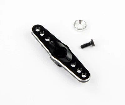 Robitronic Aluminium Servo Arm 25 Z. doppel (leicht) Schwarz / R17028 - Bild 1 von 2