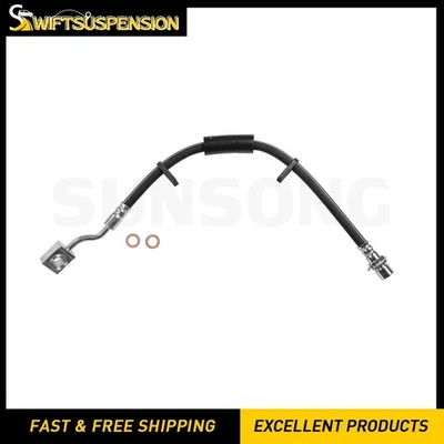Sunsong Front Left Brake Hydraulic Hose for 2011 2012 2013 2014 Dodge Durango - Image 1 of 4