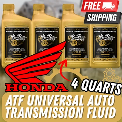 4 Quarts ATF Fluid Honda DW1  Acura  Full Synthetic Universal Transmission Fluid - Image 1 of 4