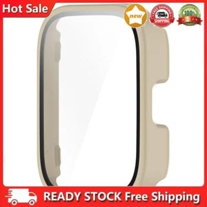 Hard PC Case + Tempered Glass Screen Protector for Amazfit Bip 5 Unity(Ivory) - Zdjęcie 1 z 10