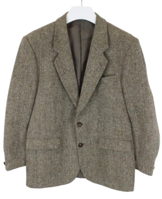 Harris Tweed Blazer Men's Single Breasted (UK) 40R single breasted Button - Image 1 of 4