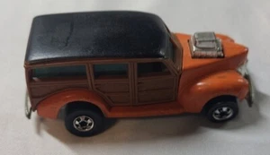 Vtg 1979 Hot Wheels Ford '40s Woodie Hi Rakers Orange Larry Wood Blackwall - Picture 1 of 12