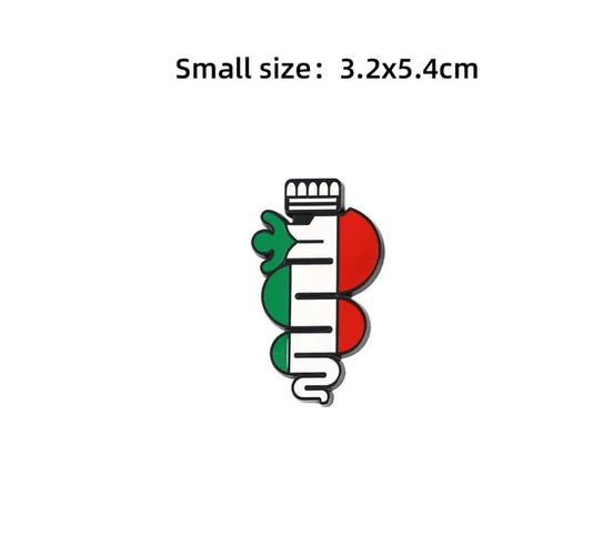 For Alfa Romeo Rear Emblem Trunk Boot Back Badge Sticker Italian Flag NEW - Imagem 1 de 1