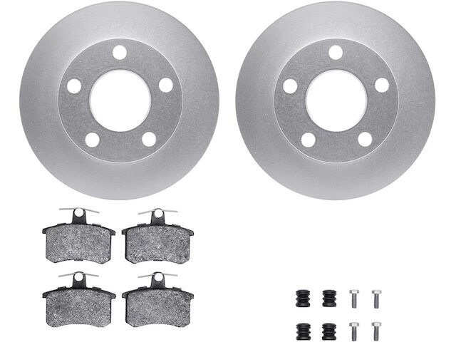 Kit de pastillas de freno y rotor trasero 34BB73N para Audi 100 Quattro 1992-1994 Foto 1 de 1