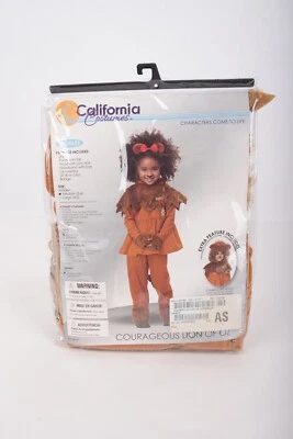 Disfraces de California Valiente León de Oz Niñas Pequeñas Disfraz de Halloween Talla 3-4 Foto 1 de 4