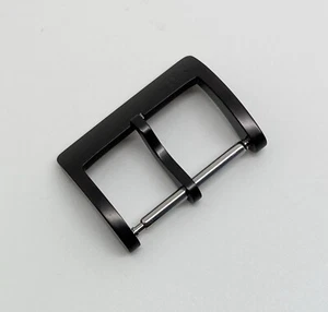 Authentische Jaeger LeCoultre 20 mm geschwärzt Edelstahl Dornschließe OEM - Bild 1 von 9