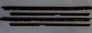 1984-1989 CHEVROLET CORVETTE DOOR WINDOW FELT BELTLINE RUBBER WEATHER SEAL KIT - Picture 1 of 2