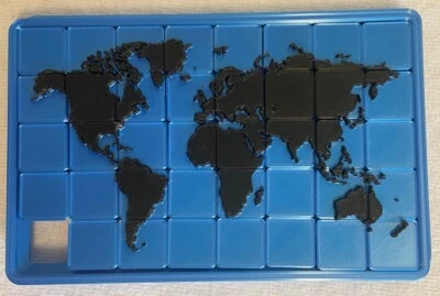 World Map Sliding Puzzle - Image 1 of 3