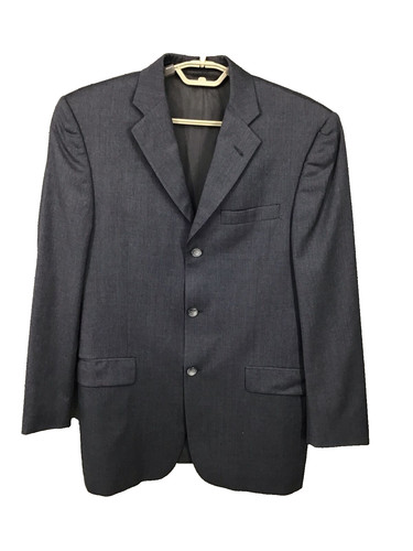 Blazer Uomo Cappotto Sportivo Vintage Burberry Blazer Uomo 38R Lana Grigio