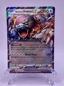 Bloodmoon Ursaluna ex 141/167 Double Rare Pokémon 2024 Twilight Masquerade NM/M - Picture 1 of 2