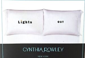 Cynthia Rowley~NEW~ Beach Elephant Pillowcase Set 2 Cases~Cotton~FREE SHIP~305-7 