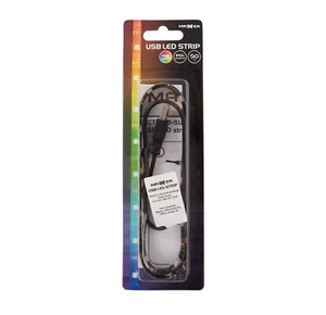 Klebeband 15 LED Mehrfarbig Klebeband 50cm USB 5V 1,9W IP65 Zuschneidbar - Bild 1 von 3