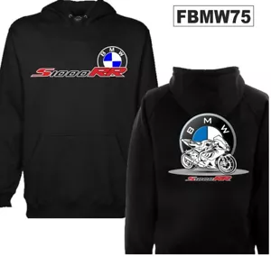 Felpa cappuccio S1000-RR nero black hoodie sweatshirt FBMW75 - Bild 1 von 1